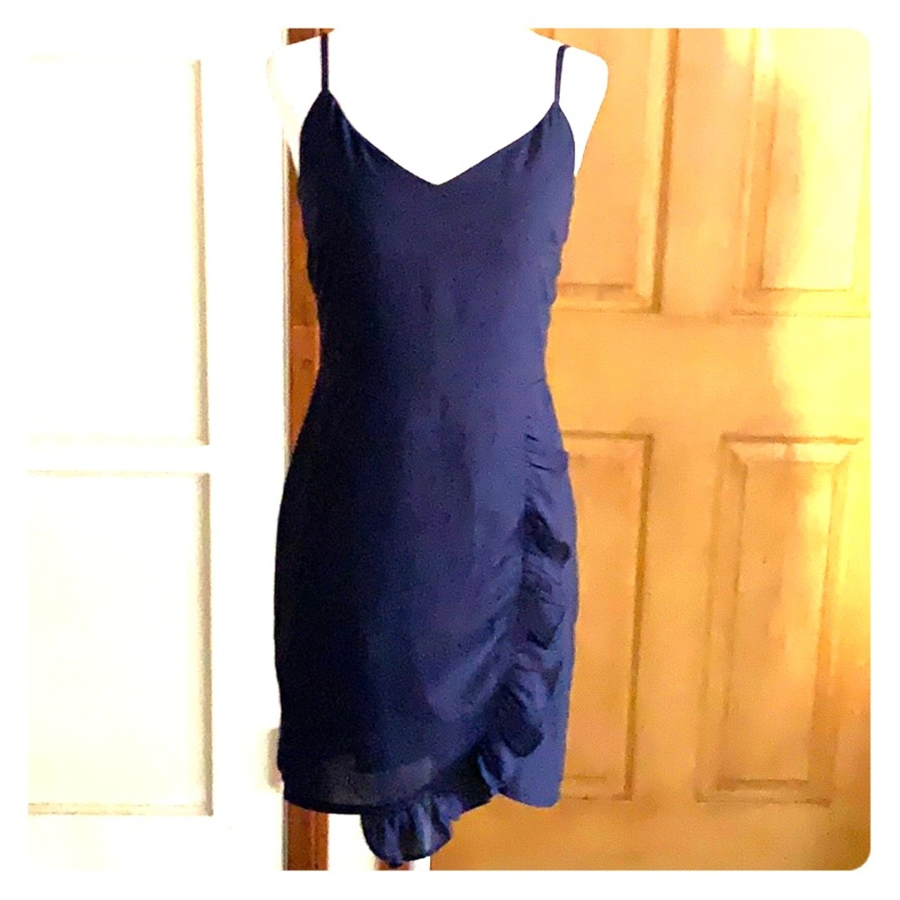 Excellent condition navy blue dress